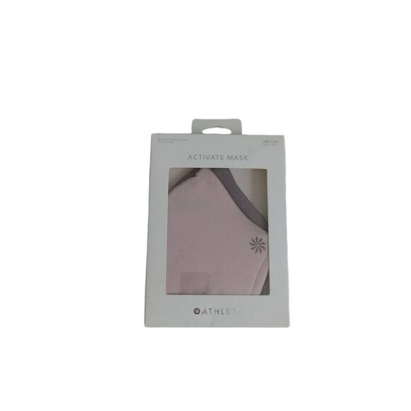 Athleta OS Pack of 2 Pink & Gray Lightweight Particle Blockin Activate Mask NIB - Picture 1 of 10